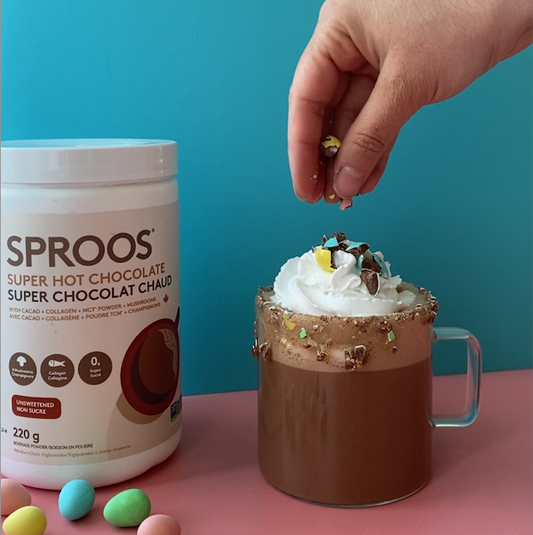 mini egg hot chocolate