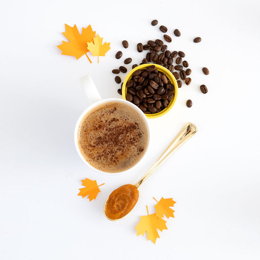 pumpkin spice latte with collagen